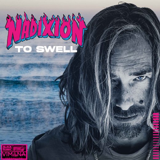 Pochette de l'album To swell : portrait de Nadixion devant l'océan